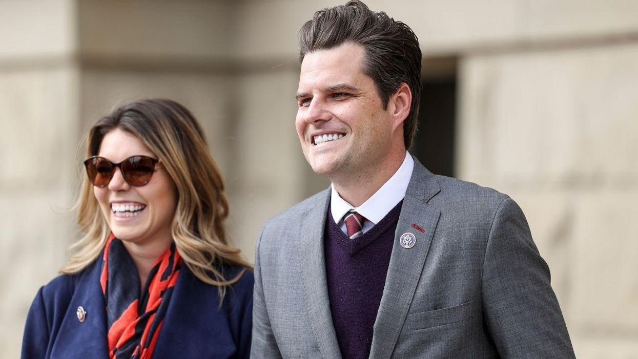 Matt Gaetz's Fiancée Gets Some Blunt Advice After Sharing Photo Of Gaetz's TV Interview Outfit