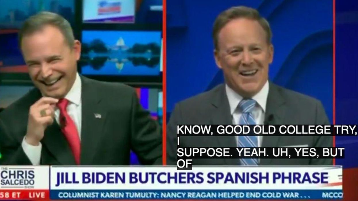 Newsmax Roasted After Conducting An Entire Interview With Sean Spicer With His Mic Muted