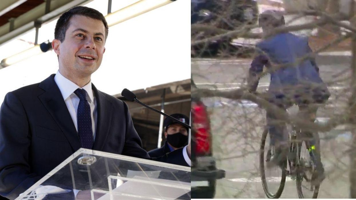 Conservatives Instantly Fact-Checked After Claiming Video Proves Buttigieg 'Staged' Bike Ride To White House