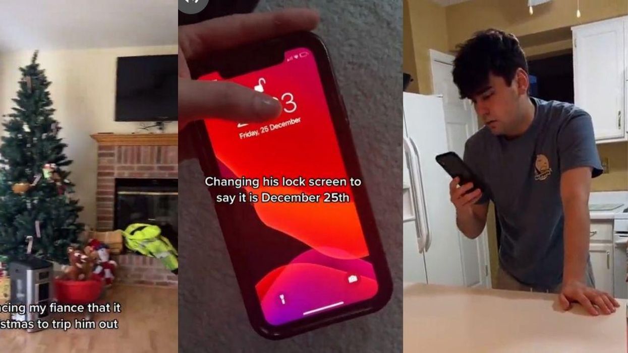 Woman Successfully Pranks Her Confused Fiancé Into Thinking It Was Actually Christmas On Easter