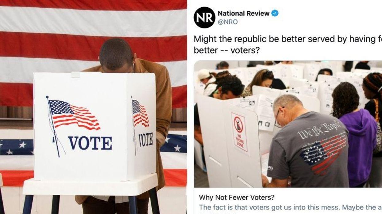 Conservative Mag Gets Hilariously Trolled After Suggesting the U.S. Have 'Fewer—but Better—Voters'