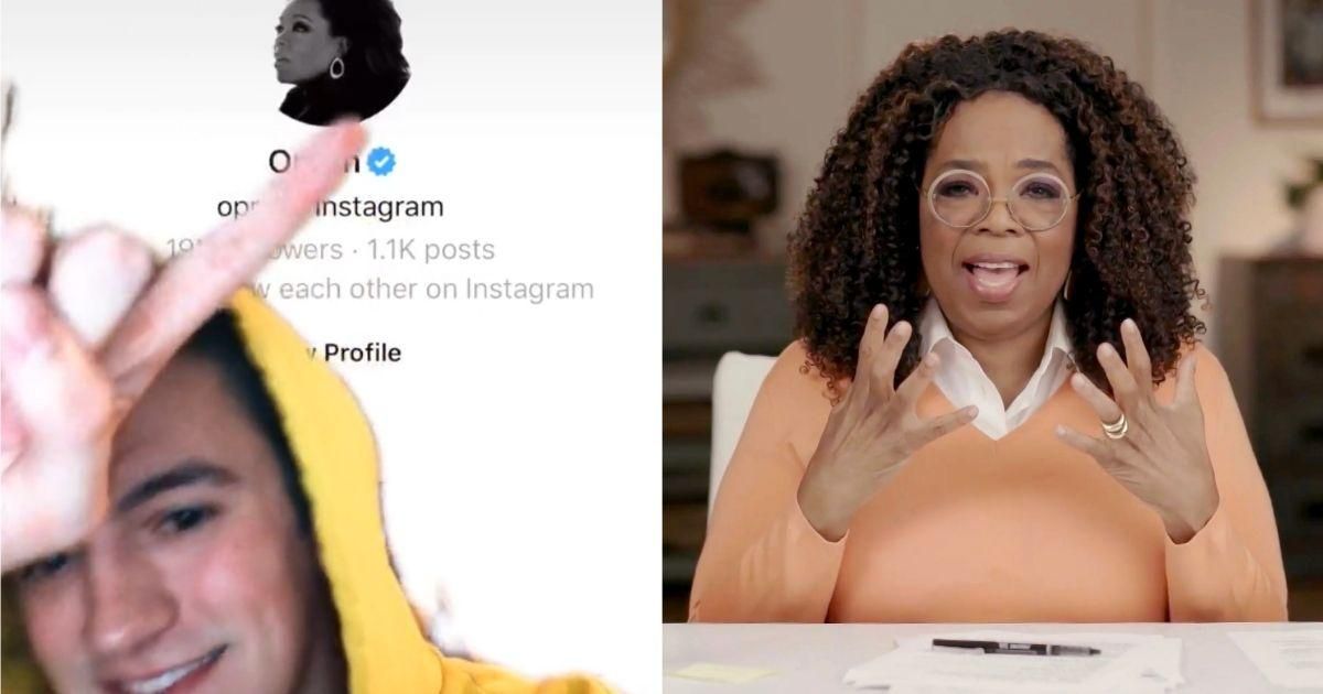 Embarrassed TikToker Left Drunken Voice Message For Oprah In Which He Audibly Vomited