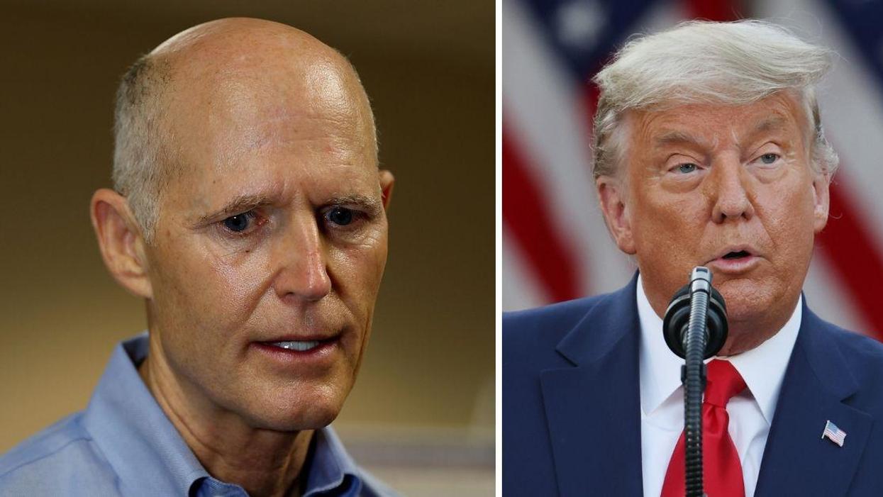 GOP Sen. Dragged After Presenting Trump With A Made Up Award—Complete With A Tiny Bowl