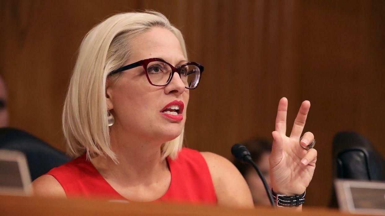 Democratic Senator Kyrsten Sinema Sparks Controversy After Wearing 'F**k Off' Ring