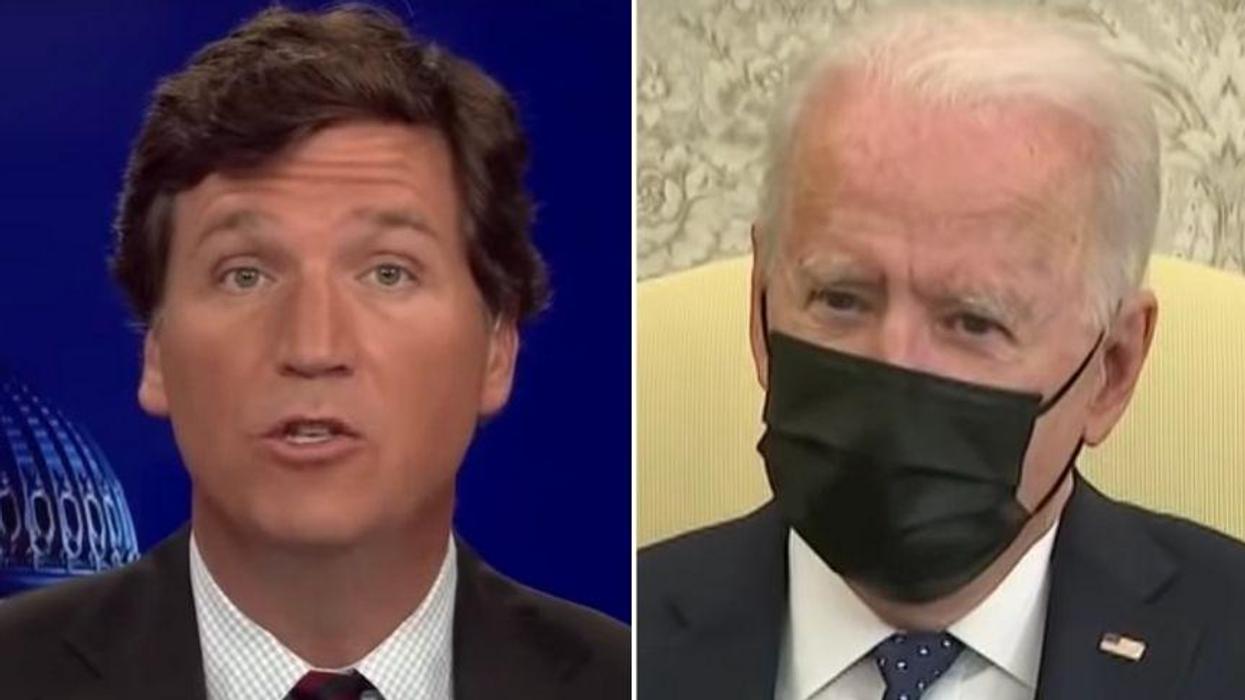 Tucker Tried to Drag Biden for 'Weighing in on a Jury Decision' and People Made Him Instantly Regret It