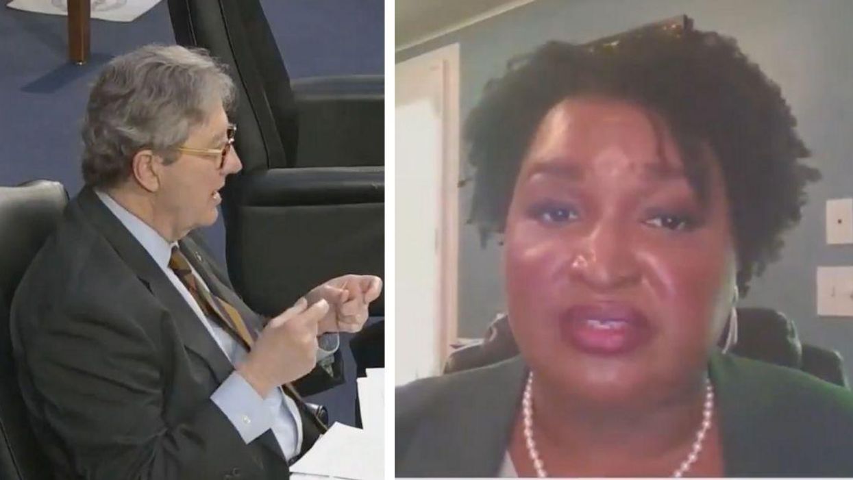 Stacey Abrams Makes GOP Sen. Instantly Regret Asking What Parts Of New GA Voting Law She Objects To