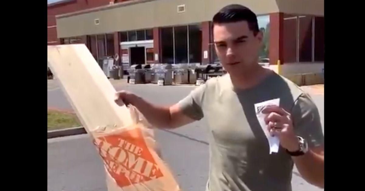 Ben Shapiro Dragged For Attempting To Own The Libs By Buying A Single Piece Of Wood From Home Depot
