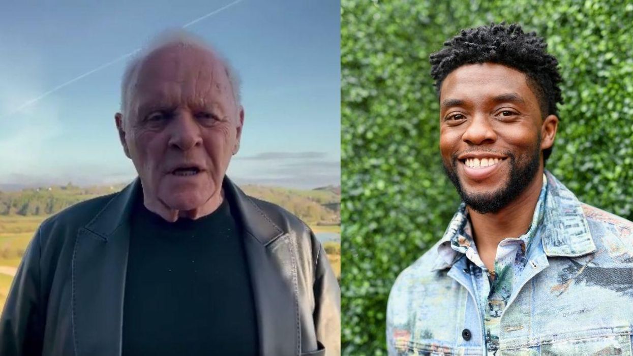 Anthony Hopkins Pays Touching Tribute To Chadwick Boseman In Morning-After Oscars Speech