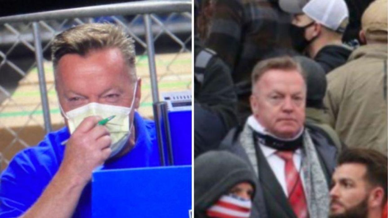 Capitol Rioter Caught Counting Ballots in Arizona GOP's Bizarre Election 'Audit'—Because of Course