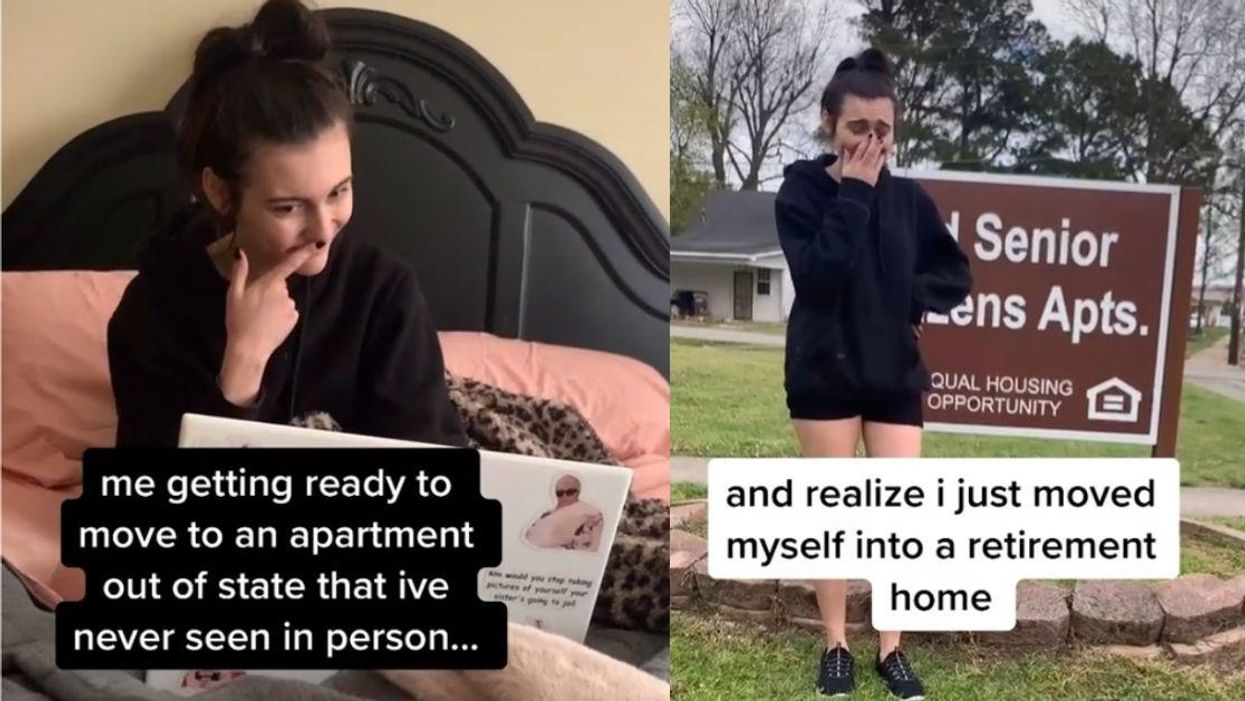 Teen Hilariously Floored After Realizing Her Cheap New Apartment Is Actually A Retirement Community
