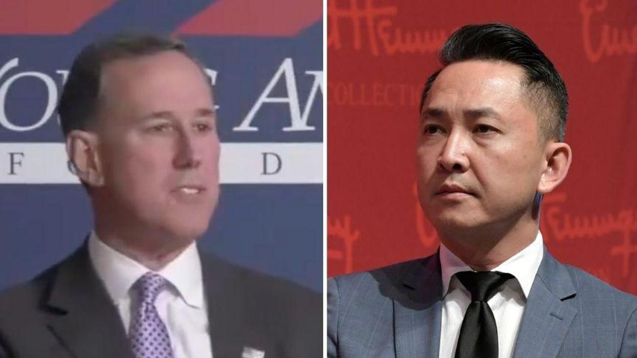 Writer Schools Santorum With Reminder of How U.S. Constitution Was 'Lifted From Native American Culture'