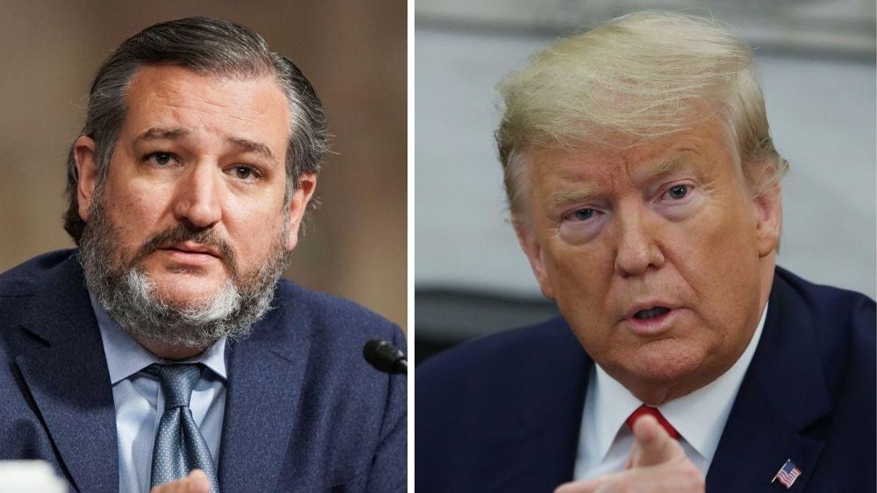 Ted Cruz Roasted After Posting The Most Awkward Photo Of Him And Trump At Mar-A-Lago