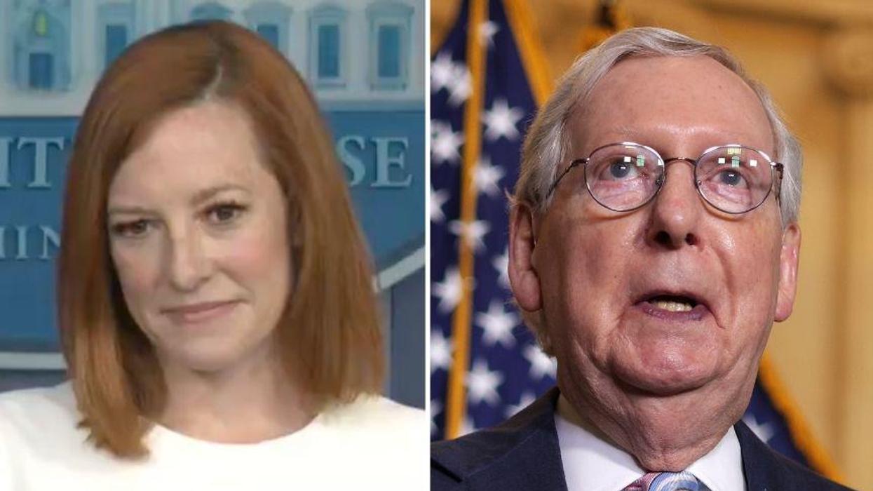 Jen Psaki Perfectly Shames McConnell After He Says '100% of His Focus' Is on Stopping Biden