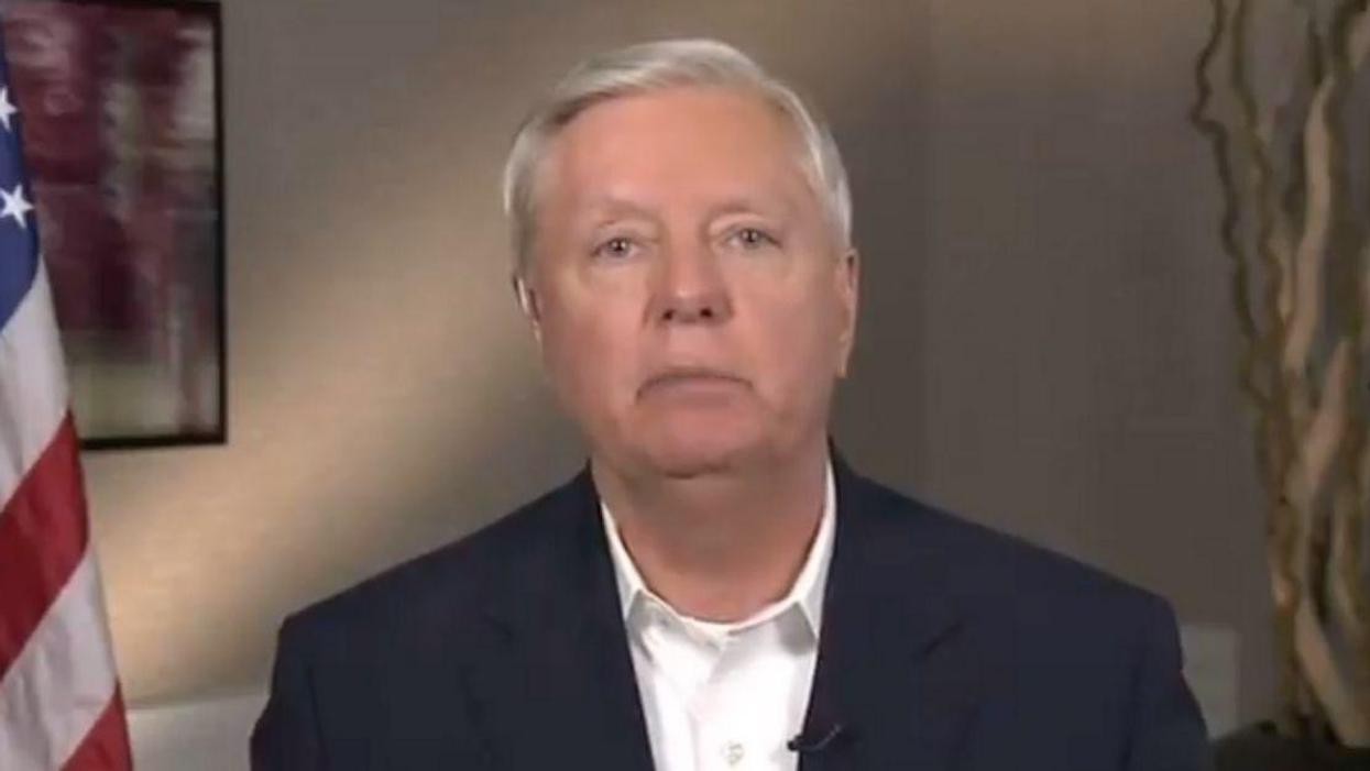Lindsey Graham Dragged For Saying GOP 'Can't Grow' Without Trump In Fawning Fox News Interview
