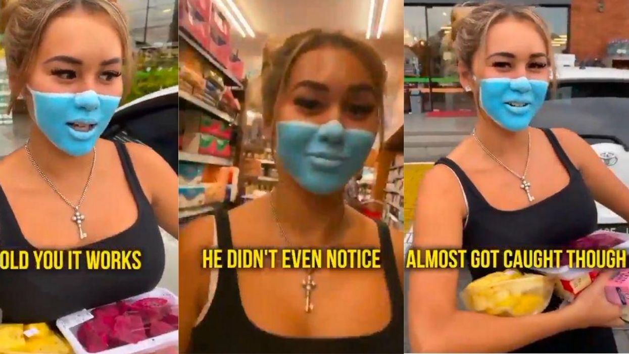 Influencer Paints Mask Onto Her Face To Go Into Bali Store—And Ends Up Getting Deported