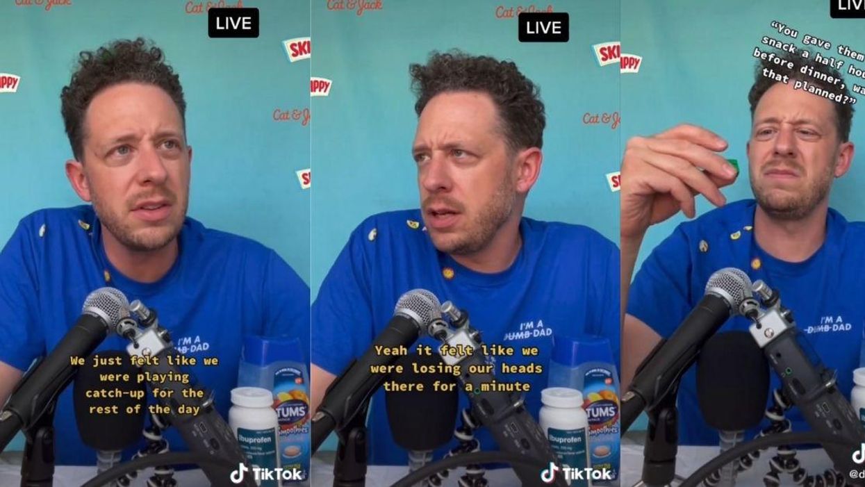 Dad Holds Hilarious Post-Game-Style Mock Press Conference After A Rough Day With His Kids