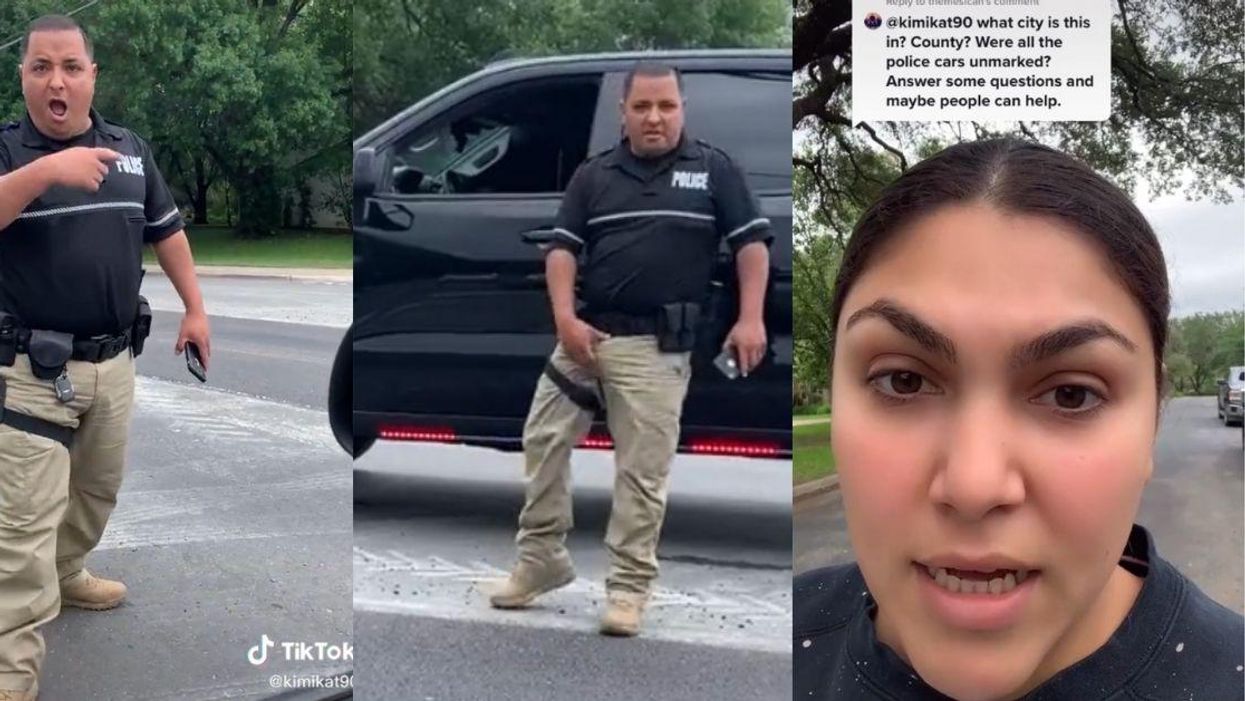 Woman Films As Texas Cop Grabs His Crotch After She Asks For His Name During Tense Altercation
