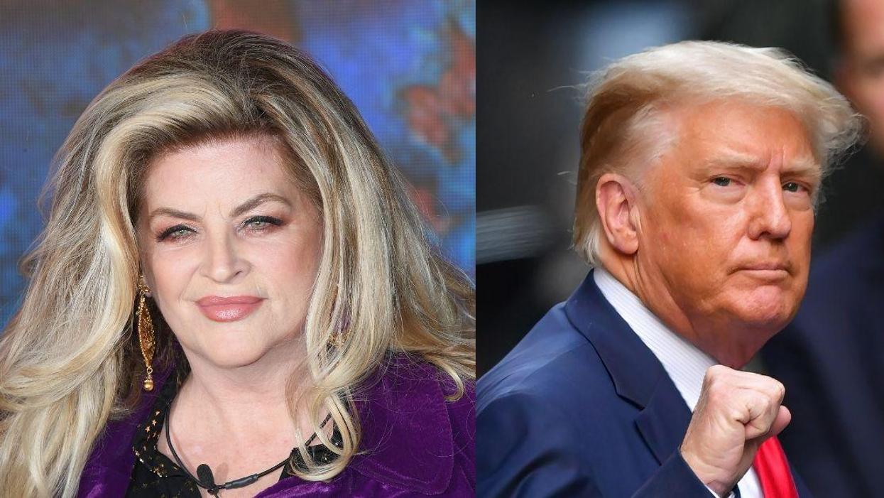 Trump Heaps Praise On Kirstie Alley After She Claims She Was 'Blackballed' For Voting For Him