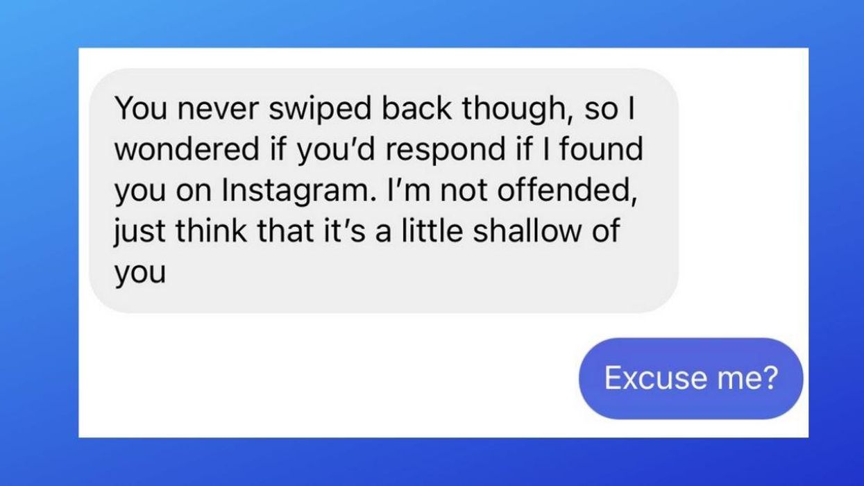 Woman Destroys Guy Who Found Her On Instagram To Complain She Ignored Him On Dating App