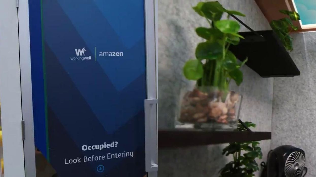 Amazon Slammed After Unveiling Small 'ZenBooth' For 'Overwhelmed' Warehouse Employees