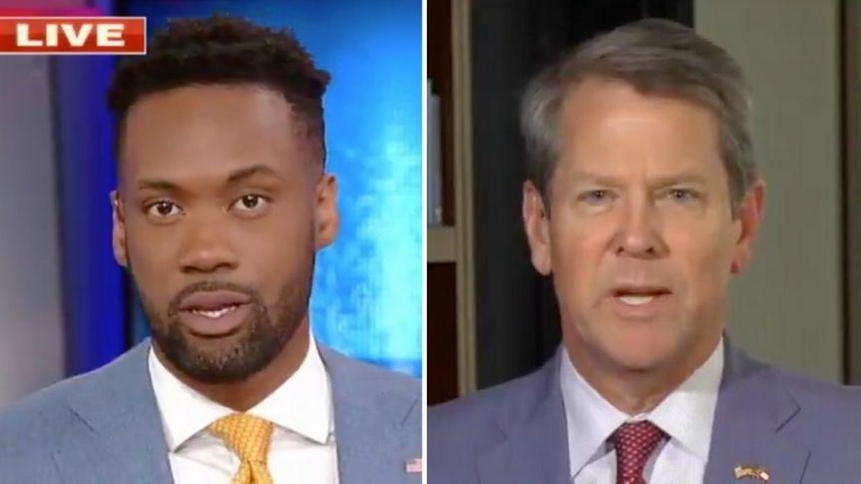 Georgia Gov. Butchers the Most Basic U.S. Slogan in Cringey Clip and Everyone Had the Same Response