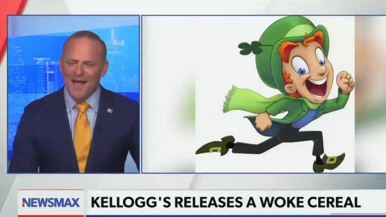 Newsmax Host Speculates The Lucky Charms Leprechaun Is Gay In Homophobic Rant