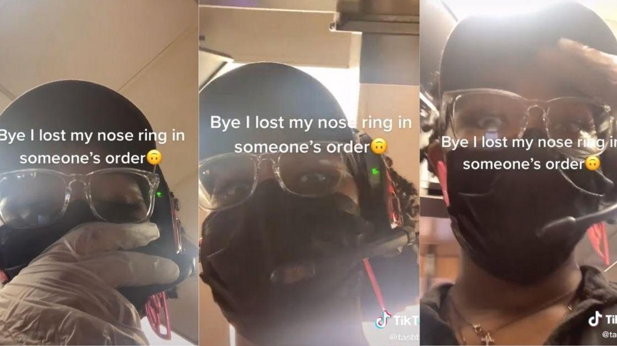 Jack In The Box Worker Horrified After Assuming She Lost Her Nose Ring In Someone's Food Order