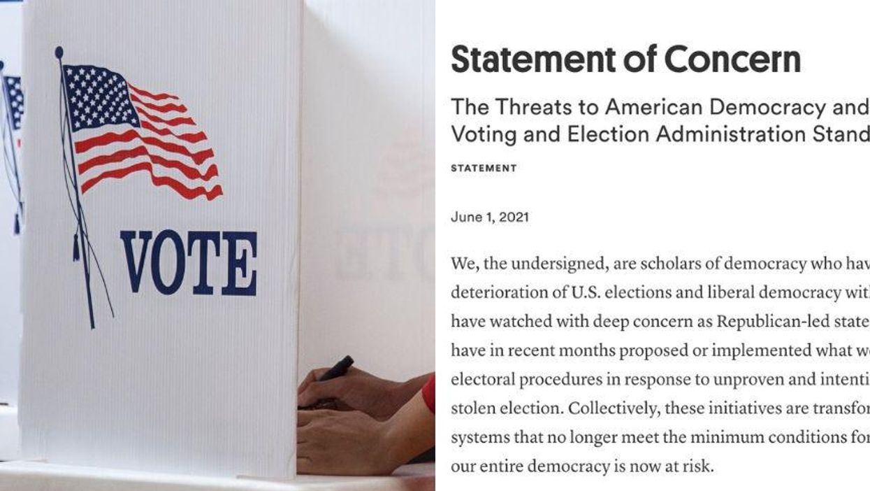 Hundreds of Scholars Warn Congress That U.S. Democracy Is 'at Risk' in Disturbing New Statement