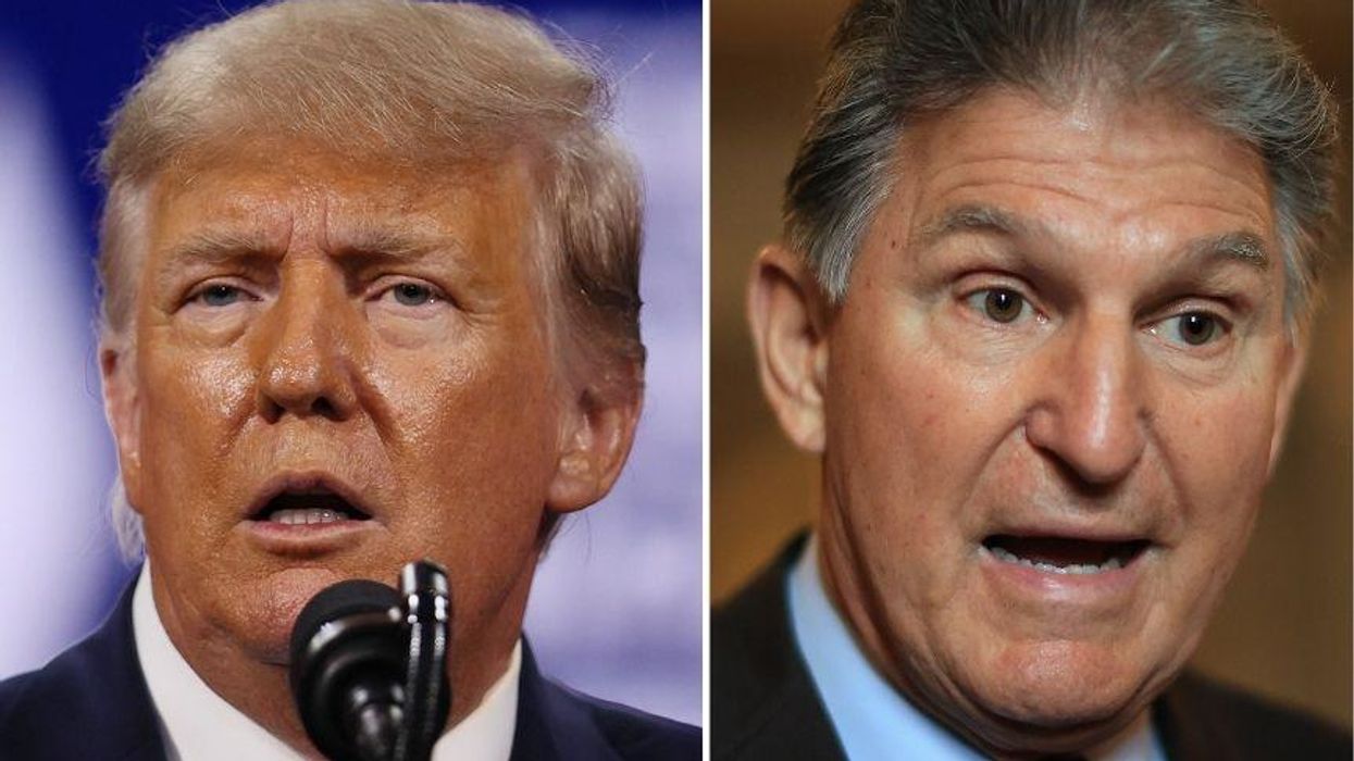 Trump Called Out for Hypocrisy After Praising Sen. Manchin for Preserving the Filibuster