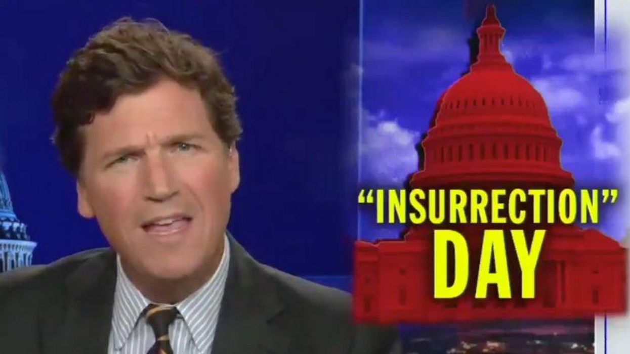 Tucker Dragged for Bonkers New Conspiracy Theory That FBI Operatives Were Behind January 6