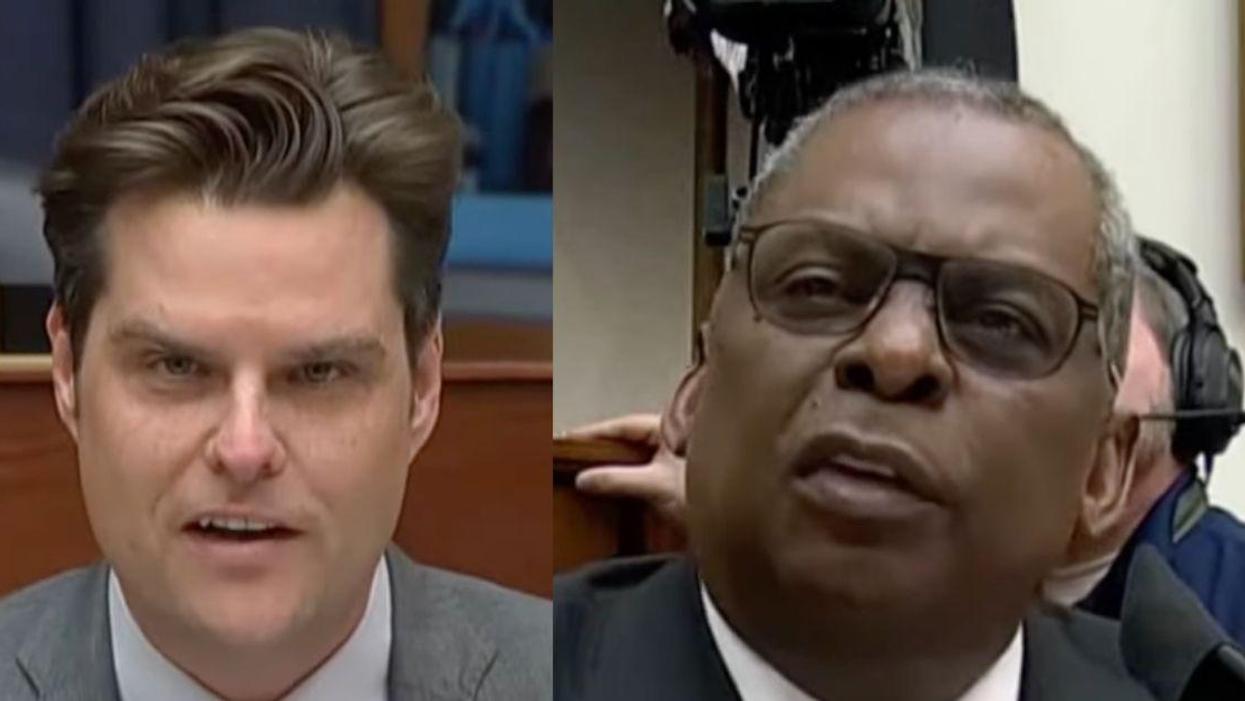 Defense Secretary Claps Back After Matt Gaetz Accuses Military Of 'Embracing' Critical Race Theory