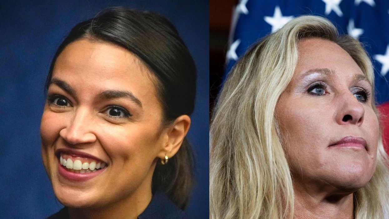 AOC Claps Back In Iconic Style After Marjorie Taylor Greene Slams Her As A 'Little Communist'