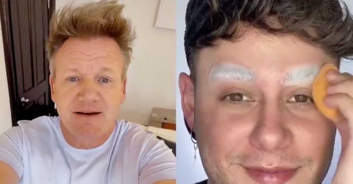 Gordon Ramsay Is Hilariously Unimpressed After TikTok Makeup Artist Tries To Copy His Face