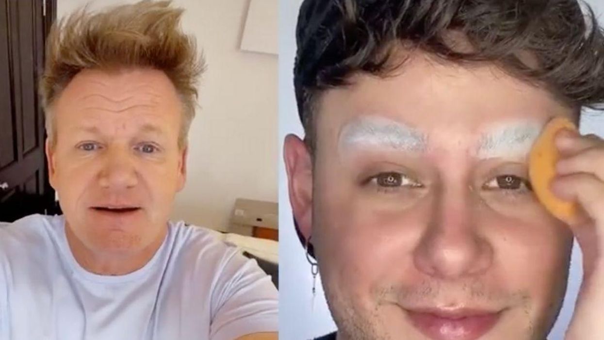 Gordon Ramsay Is Hilariously Unimpressed After TikTok Makeup Artist Tries To Copy His Face