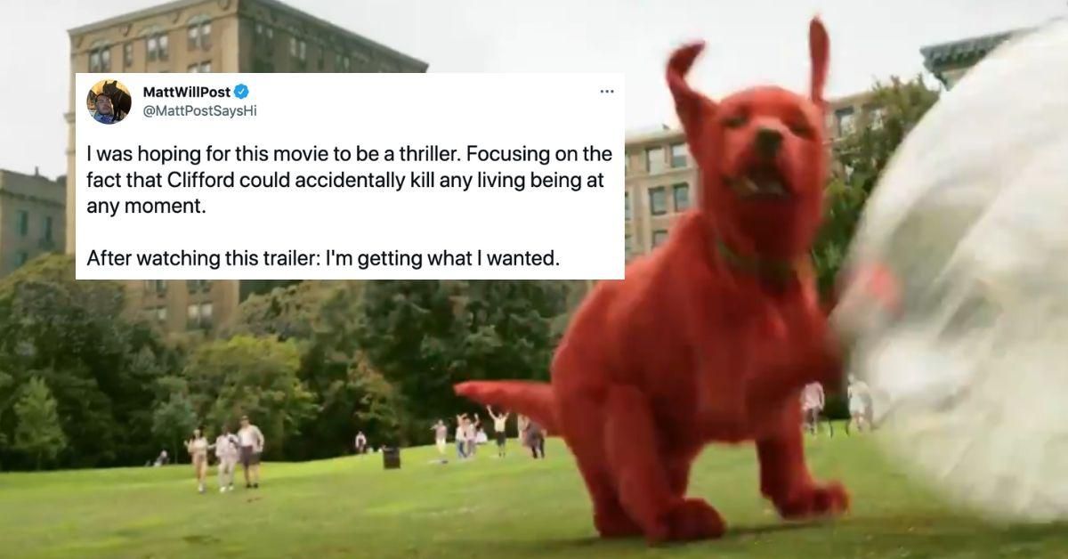 The Trailer For 'Clifford The Big Red Dog' Just Dropped—And People Are Hilariously Terrified