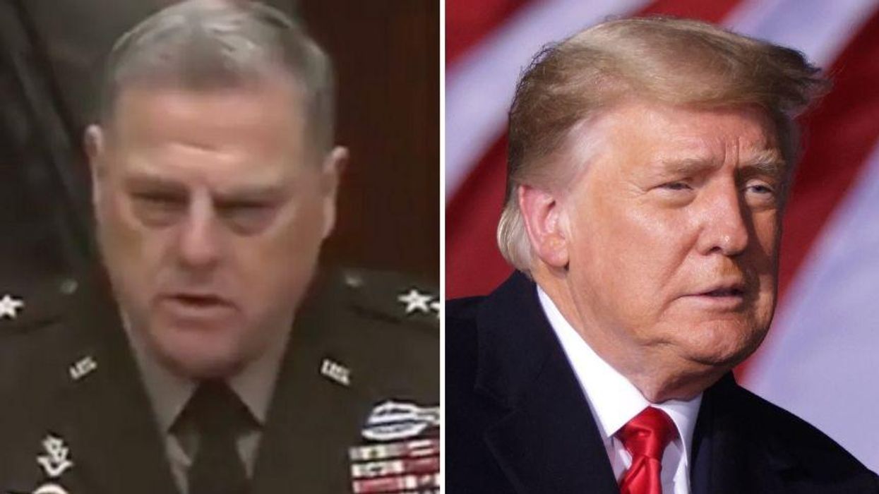 People Slam Trump With an Awkward Reminder After He Calls on General Milley to Resign Over Critical Race Theory Comments