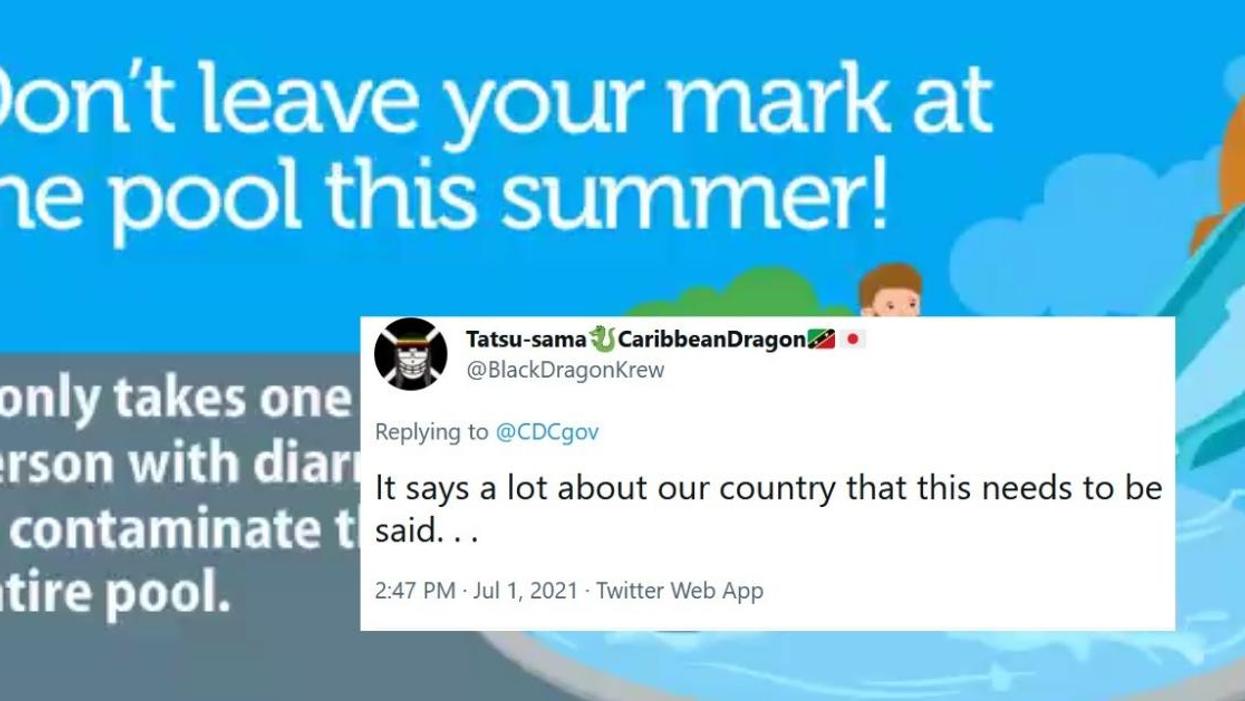 The CDC's GIF Warning About Swimming If You Have Diarrhea Is Getting A Big 'NOPE' From Twitter