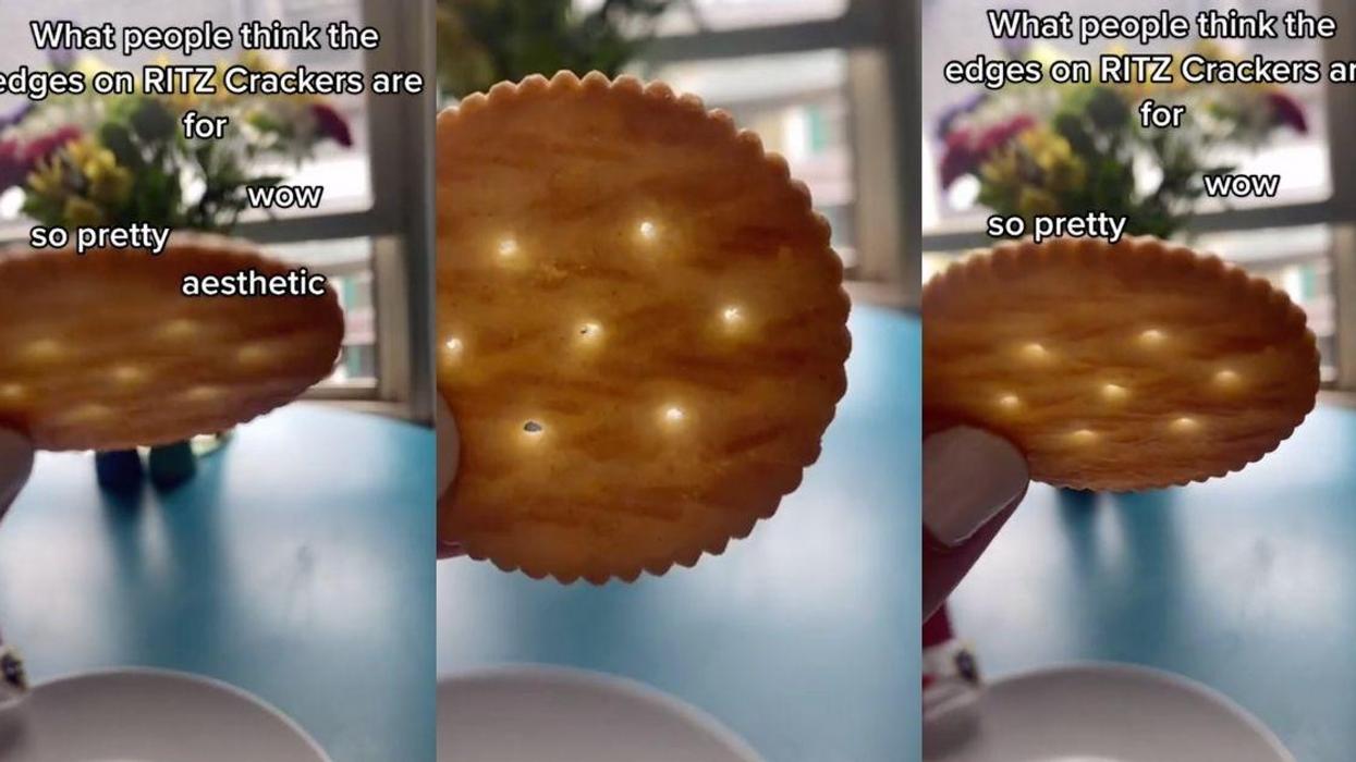 Ritz Crackers Just Explained The Real Purpose Of Their Scalloped Edges—And People Are Shook