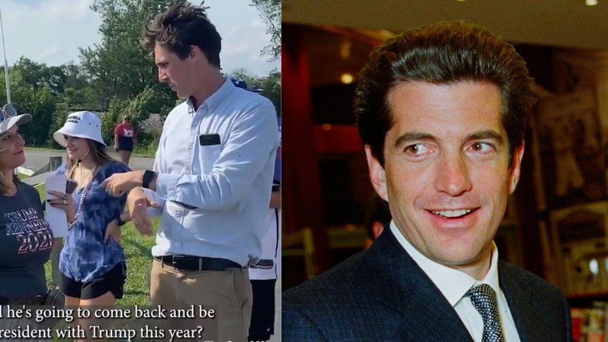 QAnoner Dragged After Asserting Trump Will Regain Office In 2021—With JFK Jr. As His VP