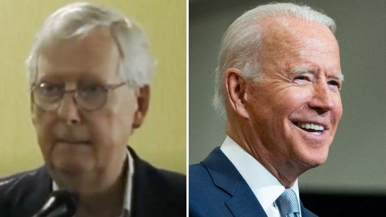McConnell Tells Voters They're Getting 'A Lot More Money' From a Bill He Opposed—and It Makes the Perfect Biden Ad