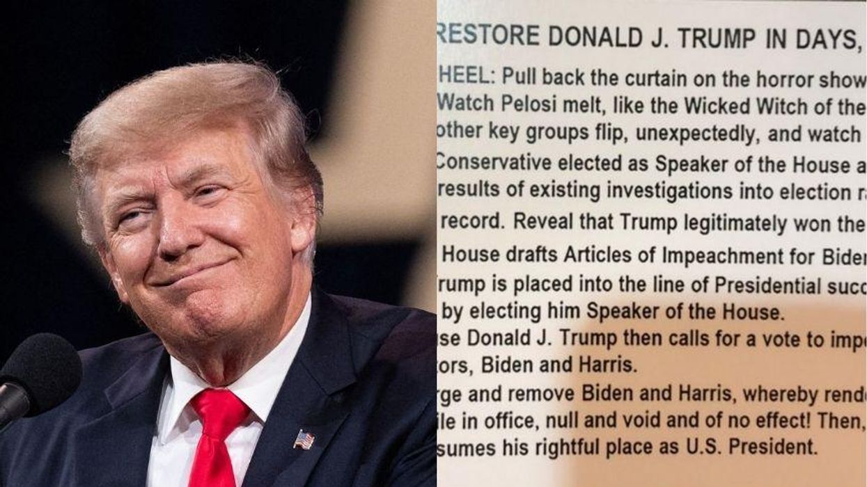 Bonkers 7 Point Plan to Re-Install Trump as President 'in Days Not Years' Makes the Rounds at CPAC