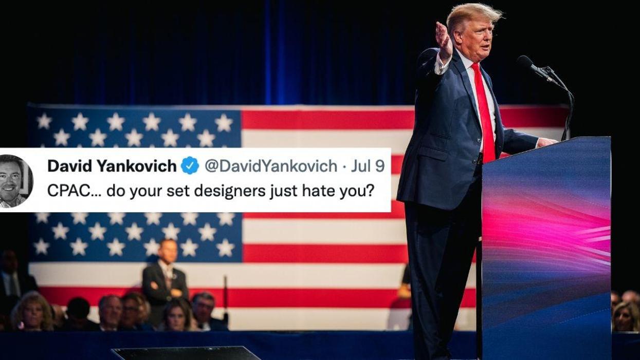The CPAC Stage Is Getting Roasted Hard For Looking Like, Well, A Giant Penis
