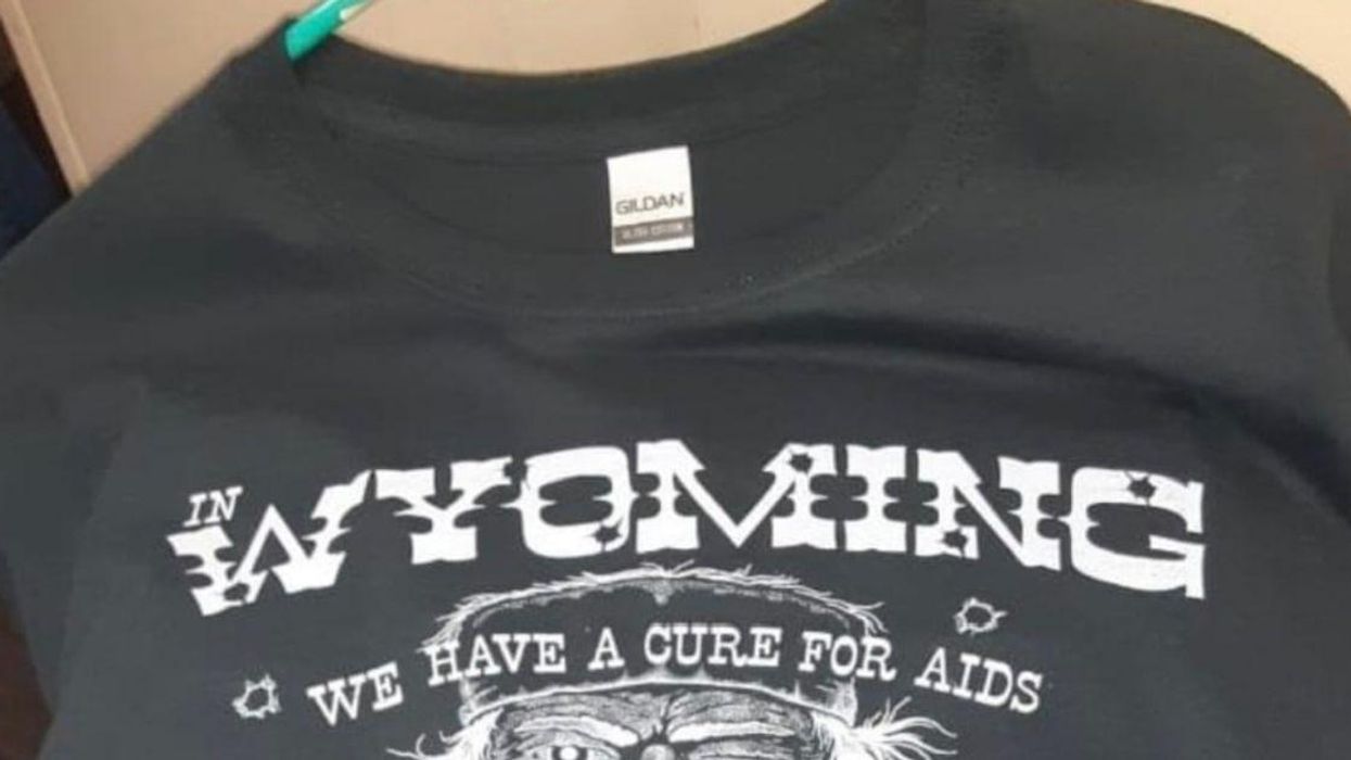 Wyoming Bar Slammed For Selling Shirts Touting Murder Of Gay People As 'Cure For AIDS'