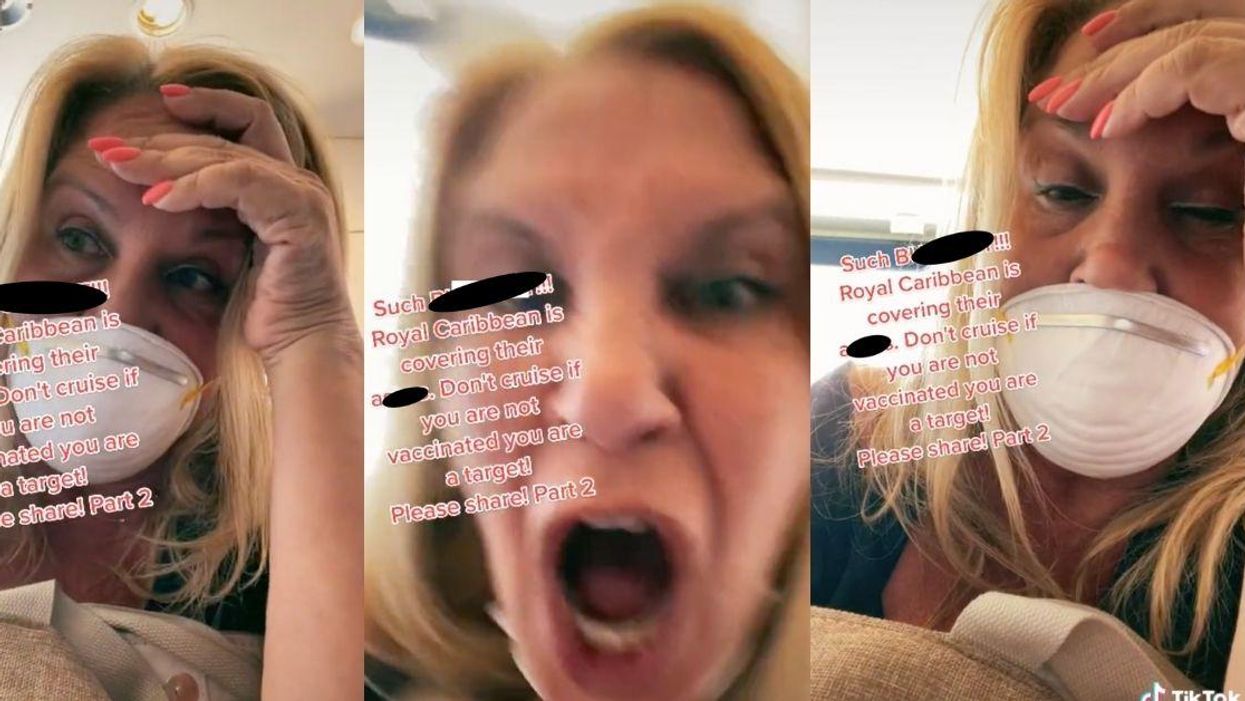 Unvaccinated Woman Has Epic Meltdown After Being Kicked Off Cruise Ship For Testing Positive