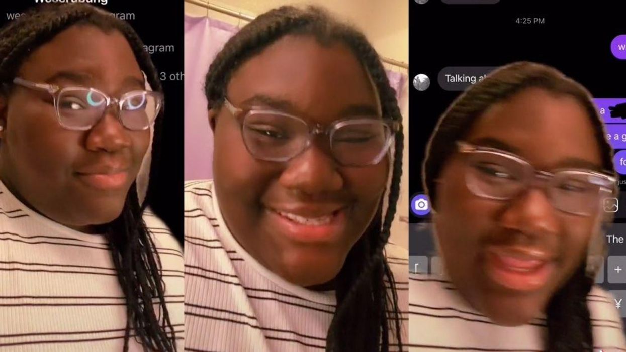 Black TikToker Epically Trolls 'Literal Nazi' Who Slid Into Her DMs To Attack Her In Viral Video