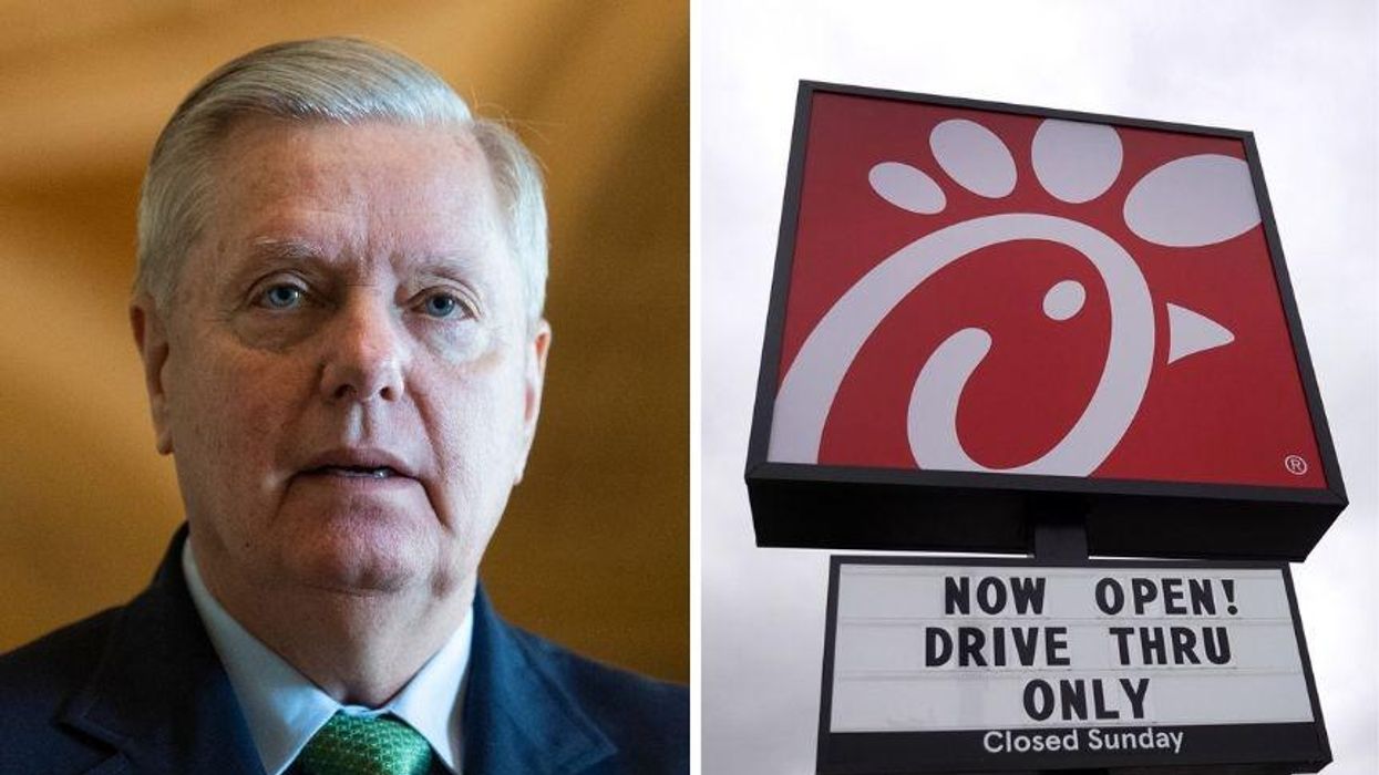 Lindsey Graham Mocked Over Tweet Declaring He Would 'Go to War' for Chick-Fil-A
