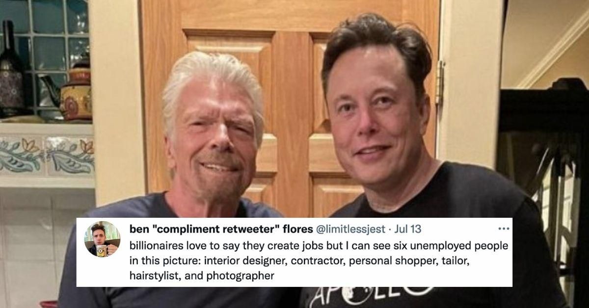 Viral Photo Of Richard Branson And Elon Musk Gets Roasted For Kitchen's Bizarre Design Choices
