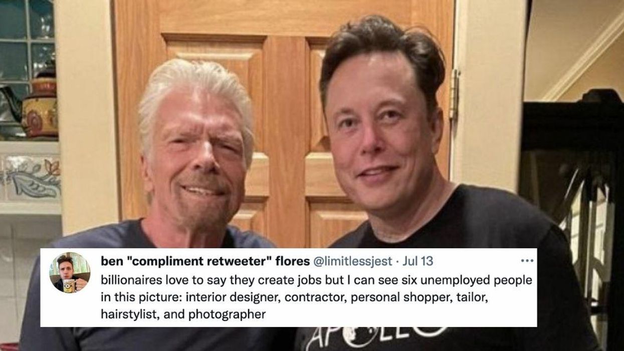 Viral Photo Of Richard Branson And Elon Musk Gets Roasted For Kitchen's Bizarre Design Choices
