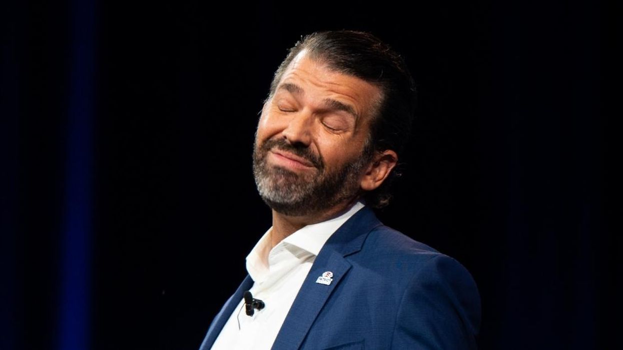 Don Jr. Dragged For Claiming 'Higher Power' Caused George Floyd Mural To Get Struck By Lightning