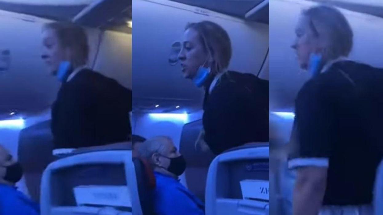 Plane Erupts In Cheers After Woman Making Homophobic Comments Gets Dragged Off Flight